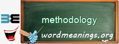 WordMeaning blackboard for methodology